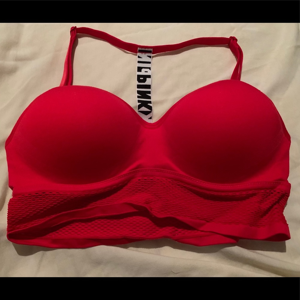 Wireless Mesh T-Back Bra